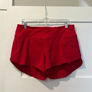 Lululemon Speed Up shorts